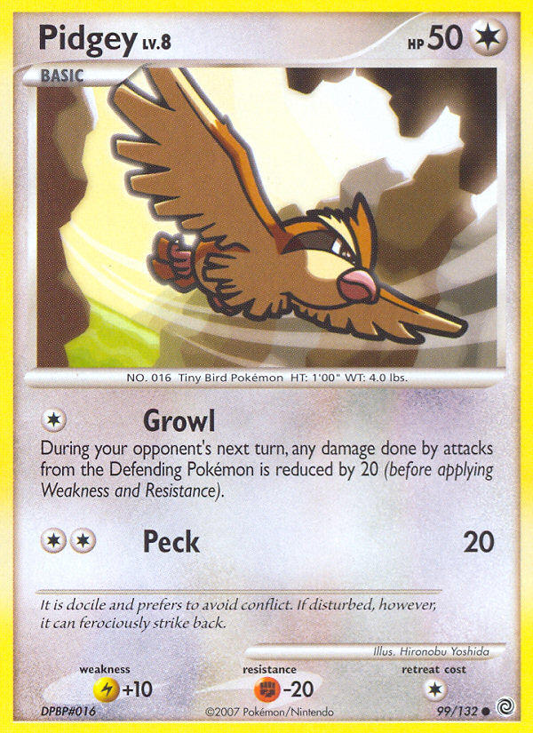 Pidgey (99/132) [Diamond & Pearl: Secret Wonders] Reverse Holofoil