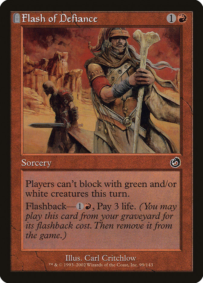 Flash of Defiance [Torment] Foil