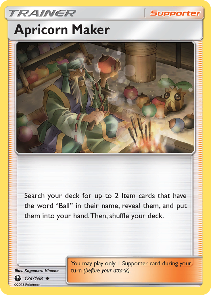 Apricorn Maker (124/168) [Sun & Moon: Celestial Storm] Reverse Holofoil