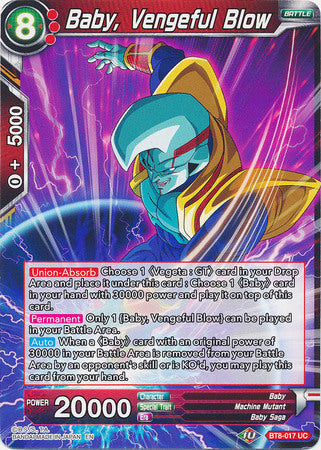 Baby, Vengeful Blow (BT8-017) [Malicious Machinations] Parallel Foil