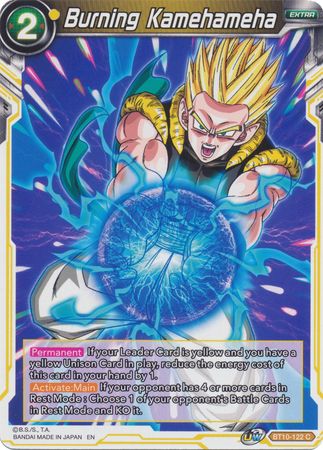 Burning Kamehameha (BT10-122) [Rise of the Unison Warrior] Parallel Foil