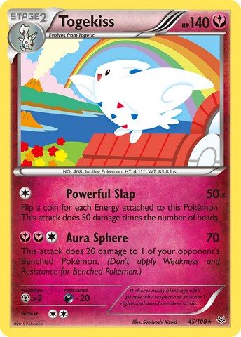 Togekiss (45/108) [XY: Roaring Skies] Reverse Holofoil