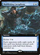 Maddening Cacophony (Extended Art) [Zendikar Rising] Foil