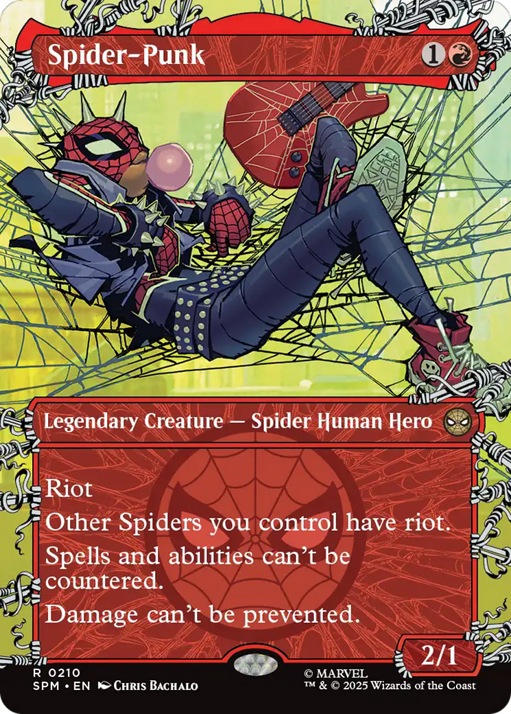 Spider-Punk (0210) (Borderless) [Marvel's Spider-Man] Foil