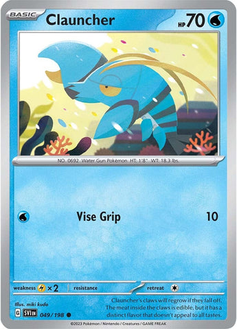 Clauncher (049/198) [Scarlet & Violet: Base Set] Reverse Holofoil
