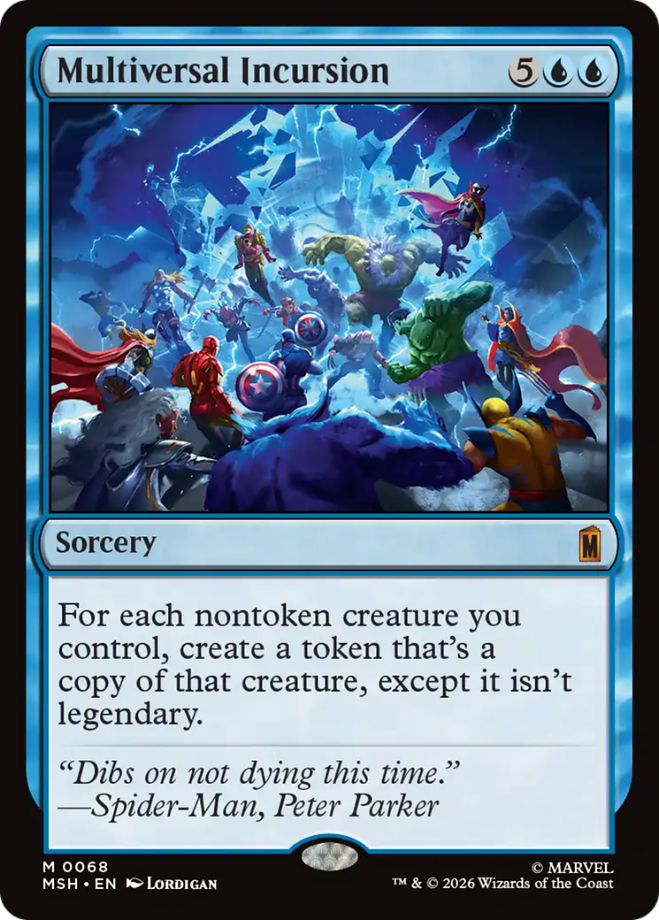 Multiversal Incursion [Marvel Super Heroes] Foil