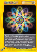 Rainbow Energy (144/147) [Aquapolis] Reverse Holofoil