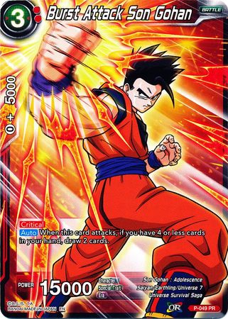 Burst Attack Son Gohan (Alternate Art) (P-049) [Special Anniversary Set] Parallel Foil