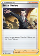 Boss's Orders (154/192) (Giovanni) [Sword & Shield: Rebel Clash] Reverse Holofoil