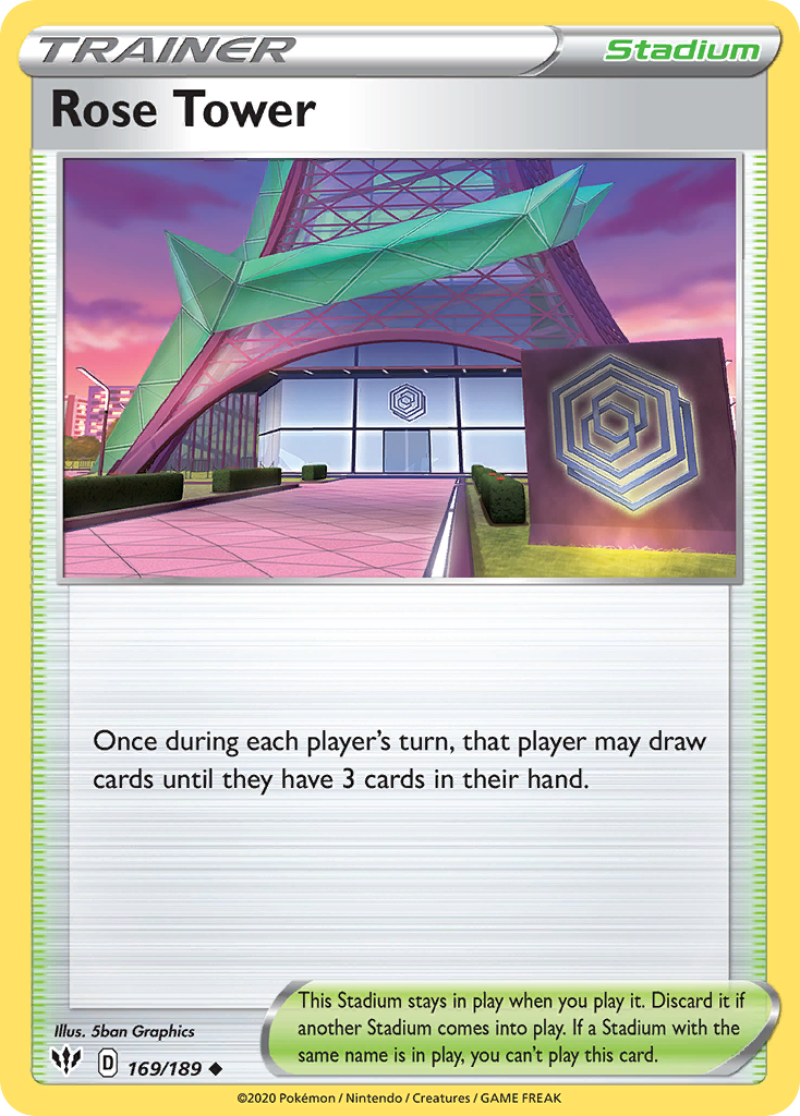 Rose Tower (169/189) [Sword & Shield: Darkness Ablaze] Reverse Holofoil