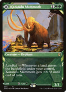 Kazandu Mammoth // Kazandu Valley (Showcase) [Zendikar Rising] Foil