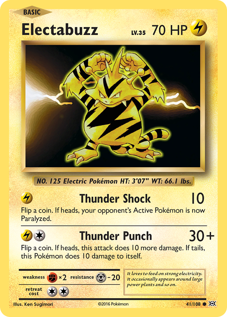 Electabuzz (41/108) [XY: Evolutions] Reverse Holofoil