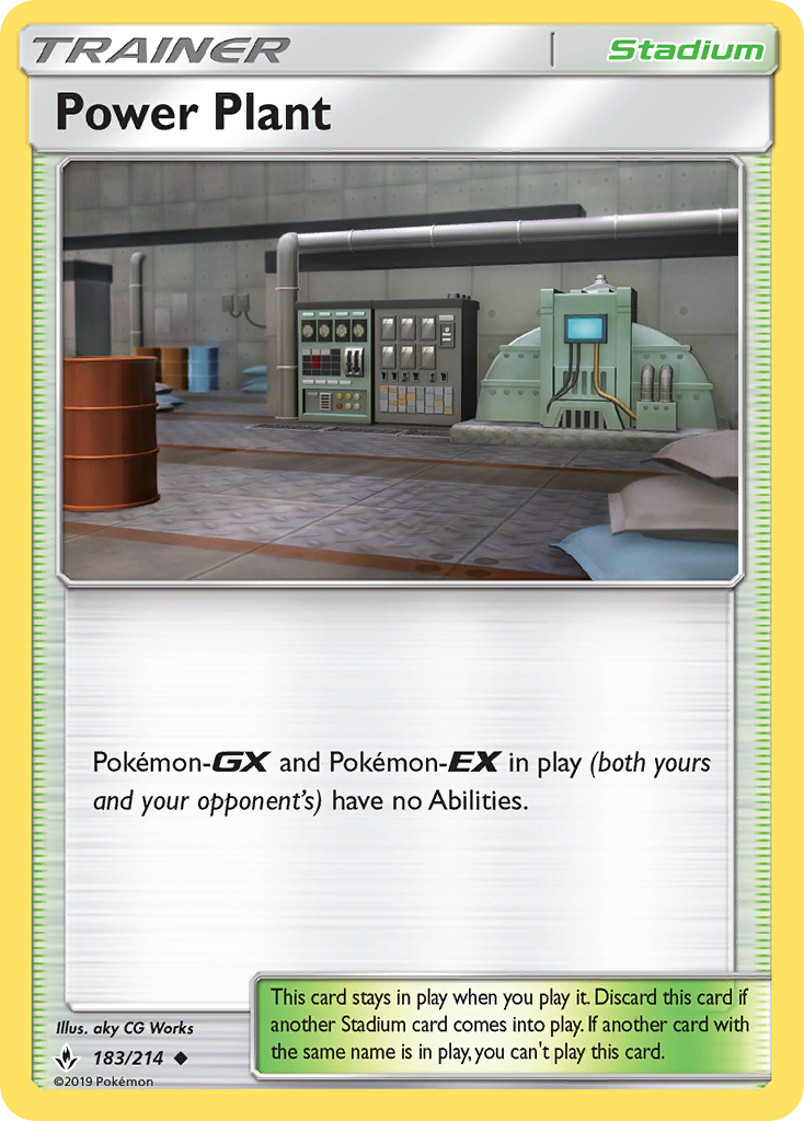 Power Plant (183/214) [Sun & Moon: Unbroken Bonds] Reverse Holofoil