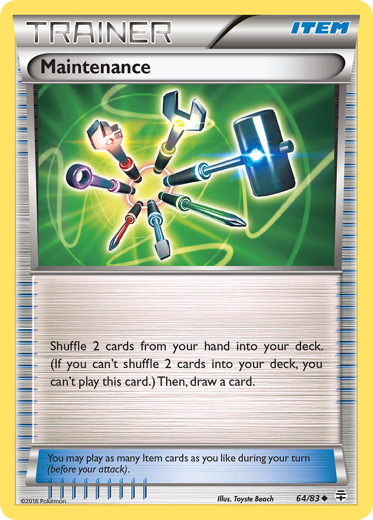 Maintenance (64/83) [XY: Generations] Reverse Holofoil