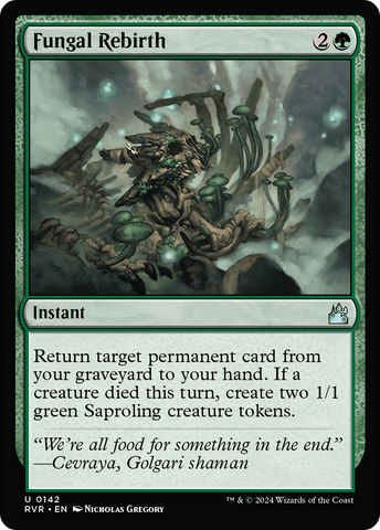 Fungal Rebirth [Ravnica Remastered] Foil