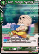 Krillin, Training's Beginning (BT18-067) [Dawn of the Z-Legends] Parallel Foil