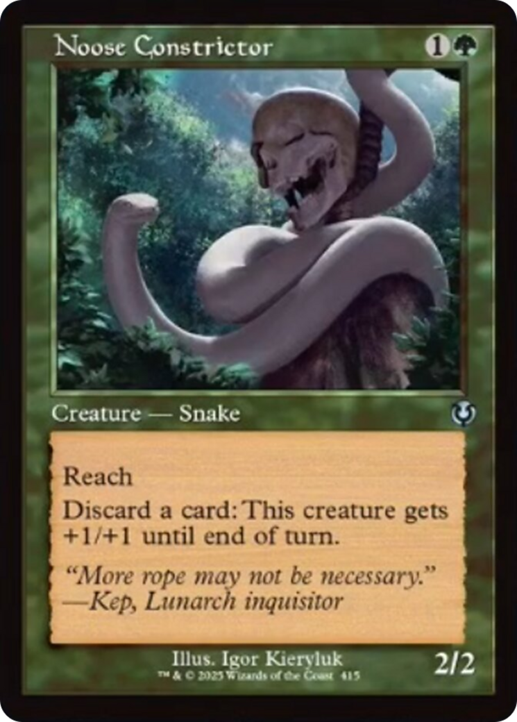 Noose Constrictor (Retro Frame) [Innistrad Remastered] Foil