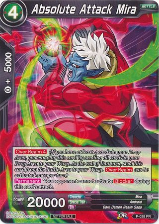 Absolute Attack Mira (P-038) [Promotion Cards] Parallel Foil