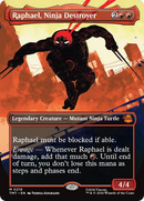 Raphael, Ninja Destroyer (Borderless) [Teenage Mutant Ninja Turtles] Foil