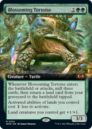 Blossoming Tortoise (Extended Art) [Wilds of Eldraine] Foil