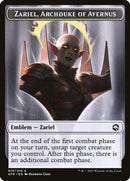 Spider // Zariel, Archduke of Avernus Emblem Double-Sided Token [Dungeons & Dragons: Adventures in the Forgotten Realms Tokens] Foil