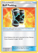 Buff Padding (136/181) [Sun & Moon: Team Up] Reverse Holofoil