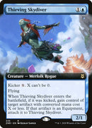 Thieving Skydiver (Extended Art) [Zendikar Rising] Foil