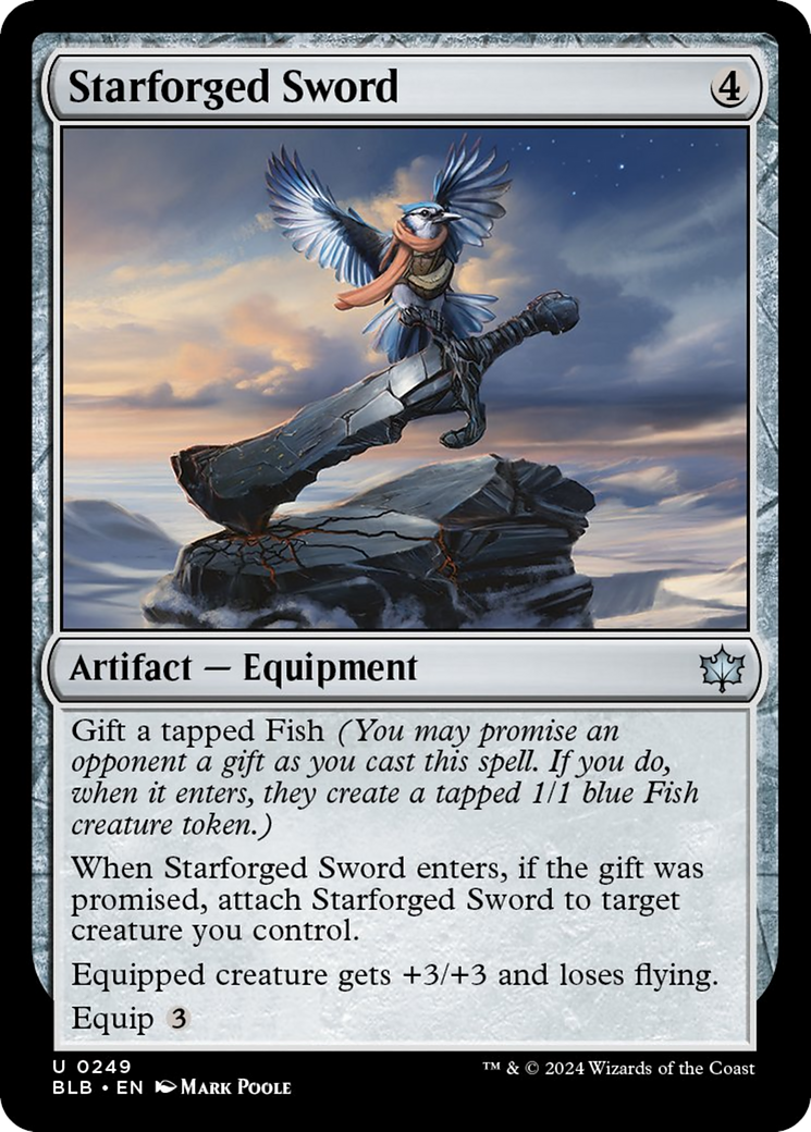 Starforged Sword [Bloomburrow] Foil