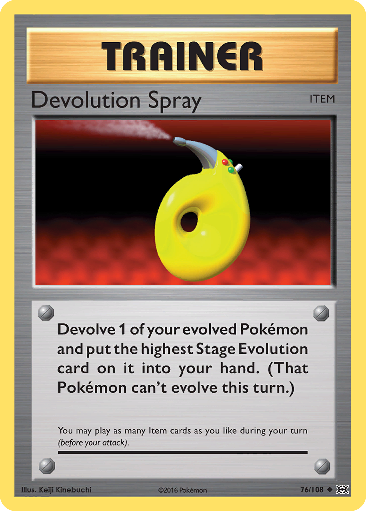Devolution Spray (76/108) [XY: Evolutions] Reverse Holofoil
