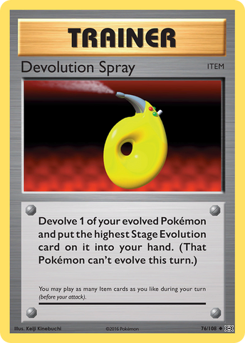 Devolution Spray (76/108) [XY: Evolutions] Reverse Holofoil