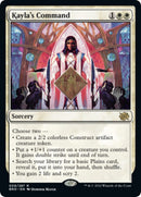 Kayla's Command (Promo Pack) [The Brothers' War Promos] Foil