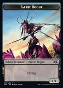 Faerie Rogue // Monk Double-Sided Token [Double Masters 2022 Tokens] Foil