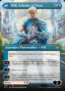 Rowan, Scholar of Sparks // Will, Scholar of Frost (Borderless) [Strixhaven: School of Mages] Foil
