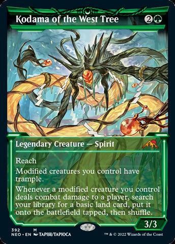 Kodama of the West Tree (Showcase Soft Glow) [Kamigawa: Neon Dynasty] Foil