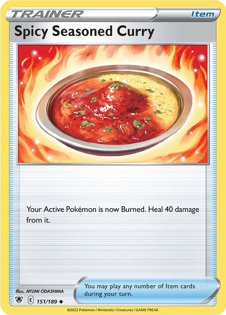 Spicy Seasoned Curry (151/189) [Sword & Shield: Astral Radiance] Reverse Holofoil