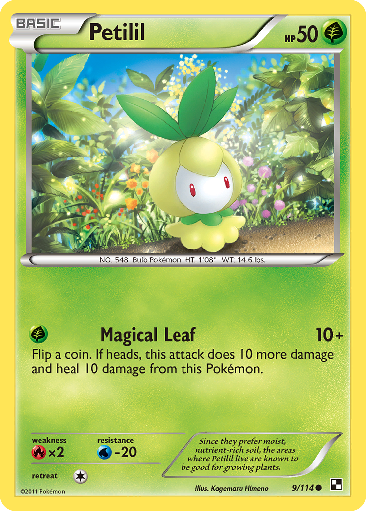 Petilil (9/114) [Black & White: Base Set] Reverse Holofoil