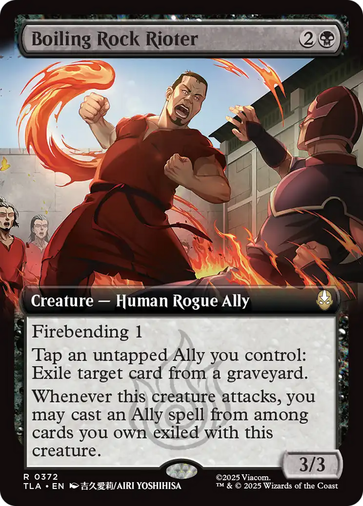Boiling Rock Rioter (Extended Art) [Avatar: The Last Airbender] Foil