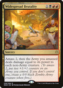 Widespread Brutality (Promo Pack) [War of the Spark Promos] Foil