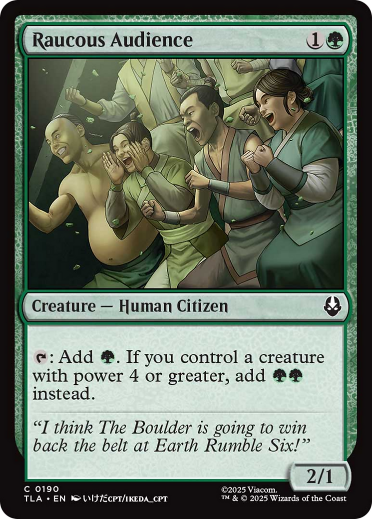 Raucous Audience [Avatar: The Last Airbender] Foil