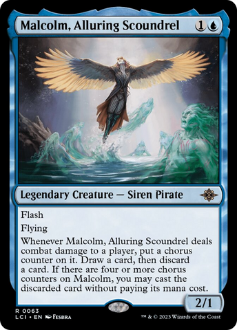 Malcolm, Alluring Scoundrel [The Lost Caverns of Ixalan] Foil