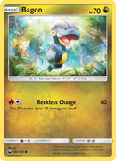 Bagon (104/168) [Sun & Moon: Celestial Storm] Reverse Holofoil