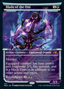 Blade of the Oni (Showcase Soft Glow) [Kamigawa: Neon Dynasty] Foil