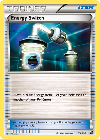 Energy Switch (94/114) [Black & White: Base Set] Reverse Holofoil