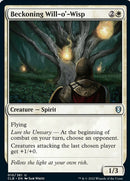 Beckoning Will-o'-Wisp [Commander Legends: Battle for Baldur's Gate] Foil