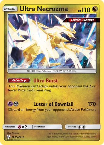 Ultra Necrozma (164/236) [Sun & Moon: Cosmic Eclipse] Reverse Holofoil