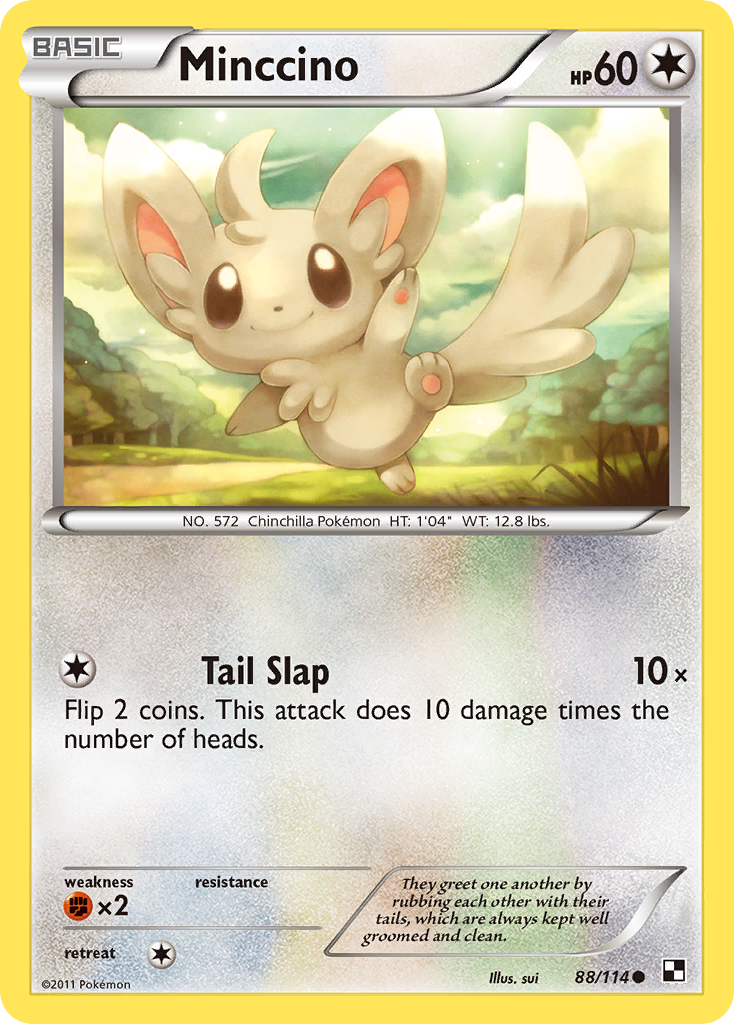 Minccino (88/114) [Black & White: Base Set] Reverse Holofoil