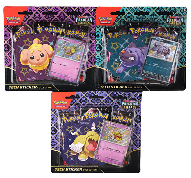 Scarlet & Violet: Paldean Fates - Tech Sticker Collection (one art selected at random)