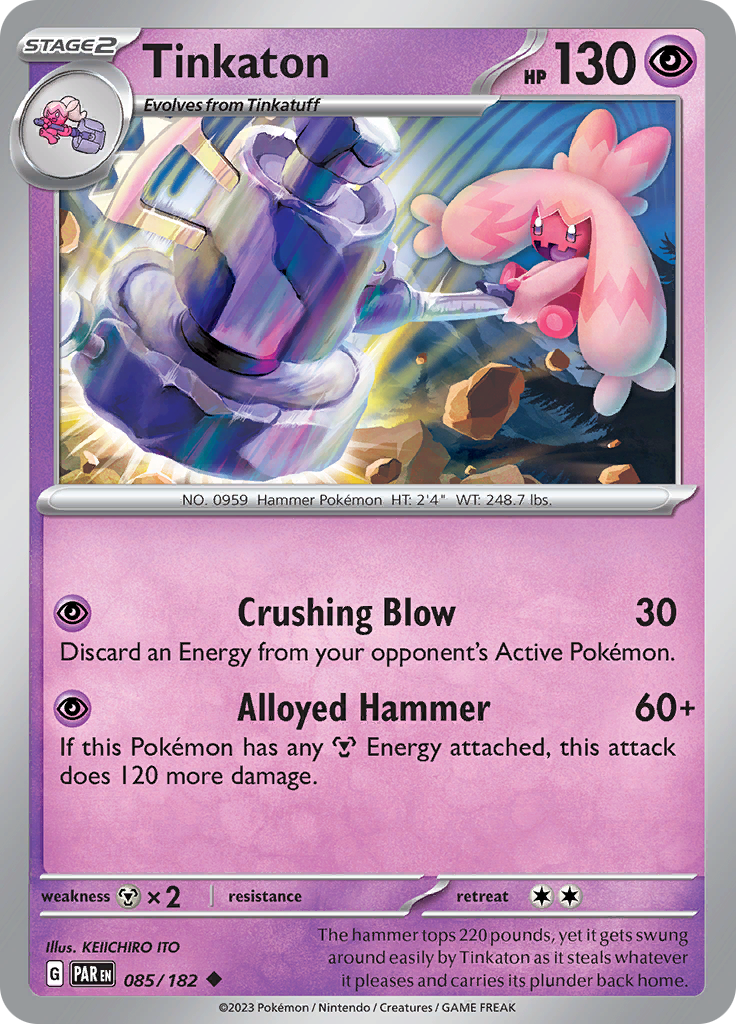 Tinkaton (085/182) [Scarlet & Violet: Paradox Rift] Reverse Holofoil