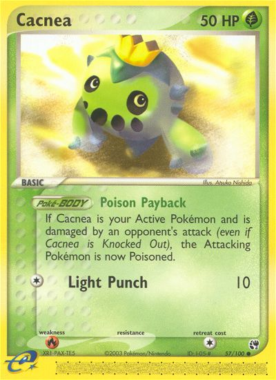 Cacnea (57/100) [EX: Sandstorm] Reverse Holofoil