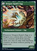 The Dragon-Kami Reborn // Dragon-Kami's Egg [Kamigawa: Neon Dynasty] Foil